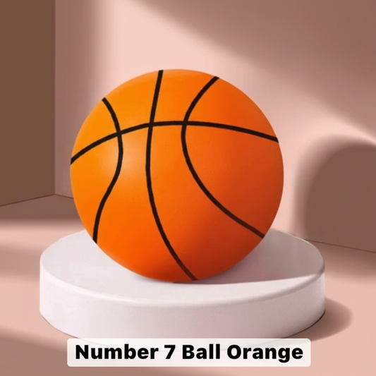 Square Silent Basketball with Text Product Image