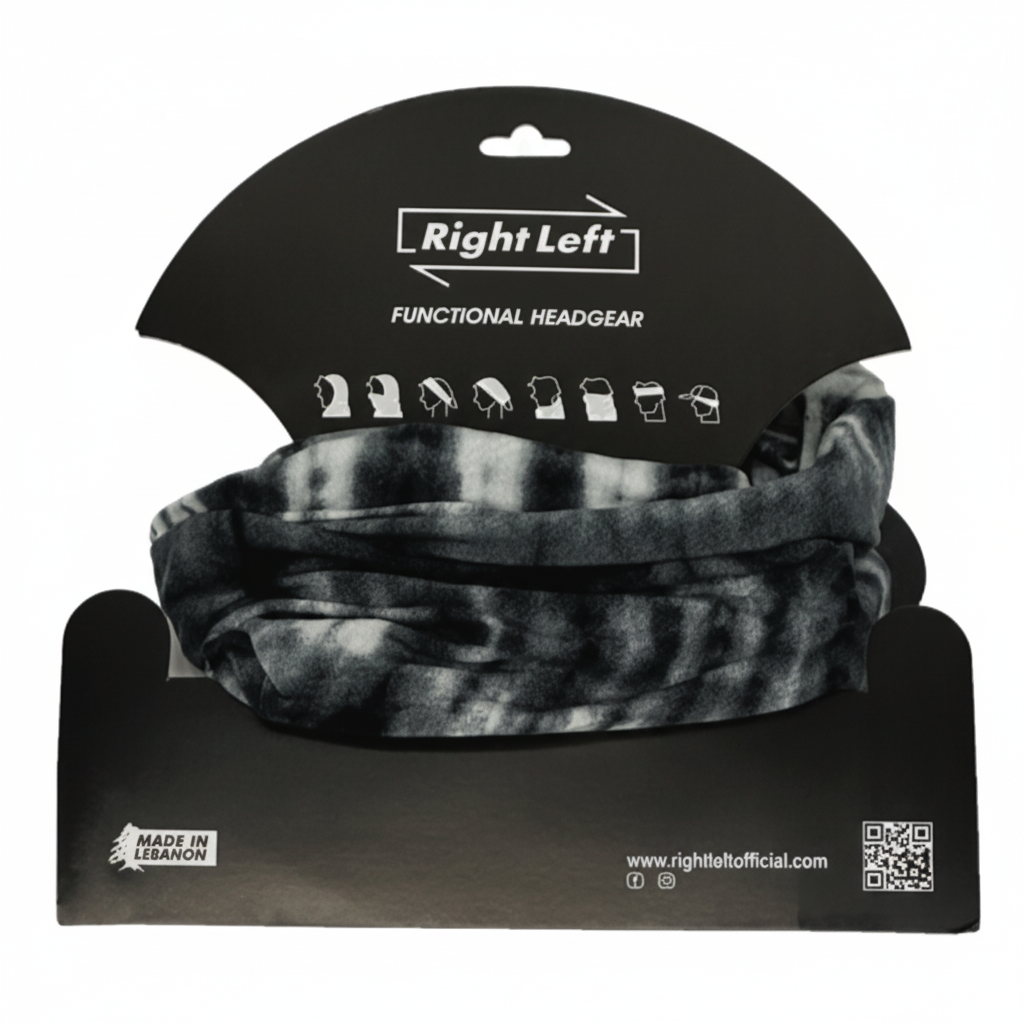 Square tie-dye functional headgear product image