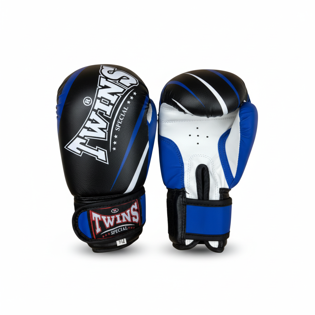 Square Twins Boxing Gloves Interior and Exterior View Product Image