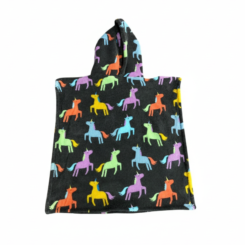Square unicorn poncho