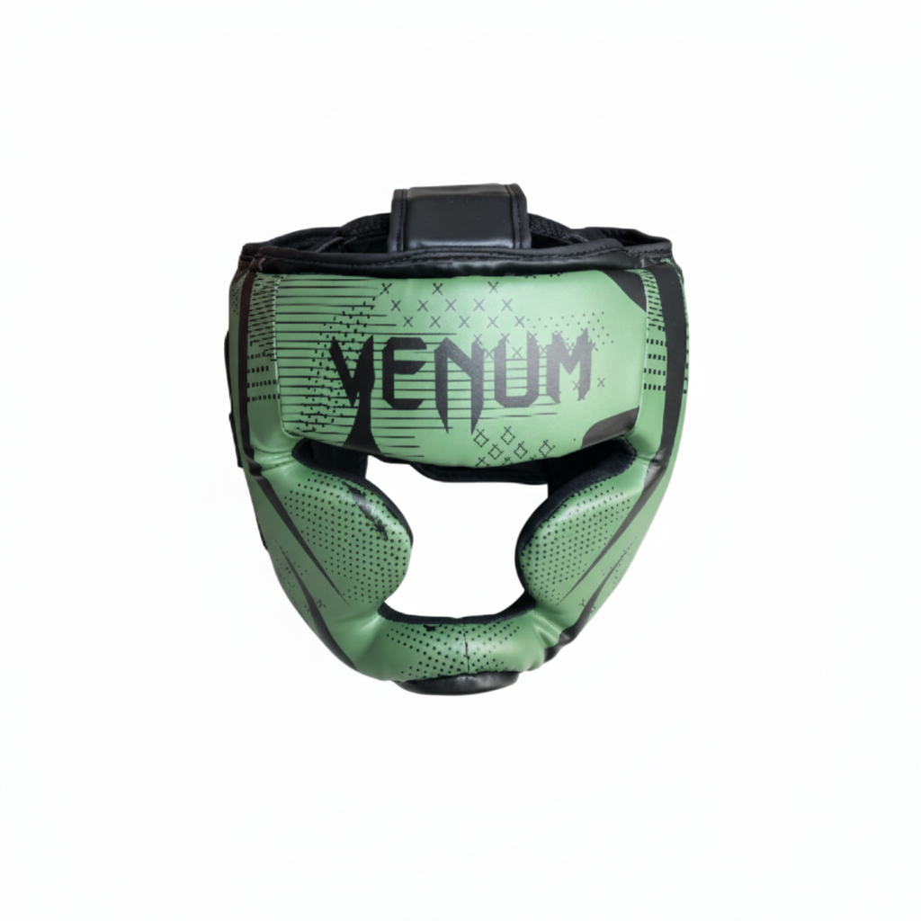 Square Venum Green Boxing Head Protection Product Image