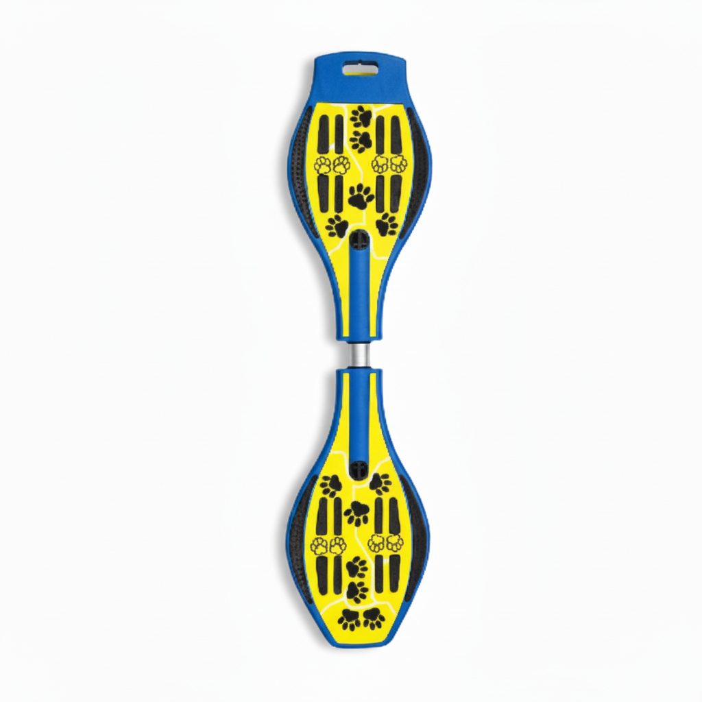 Square yellow snakeboard product image