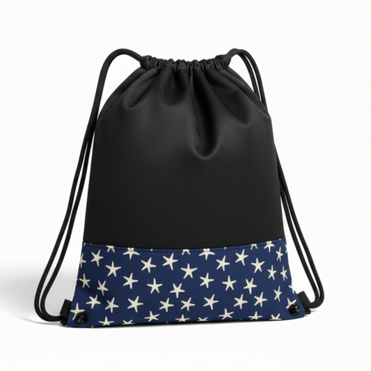 Star pattern bag face view