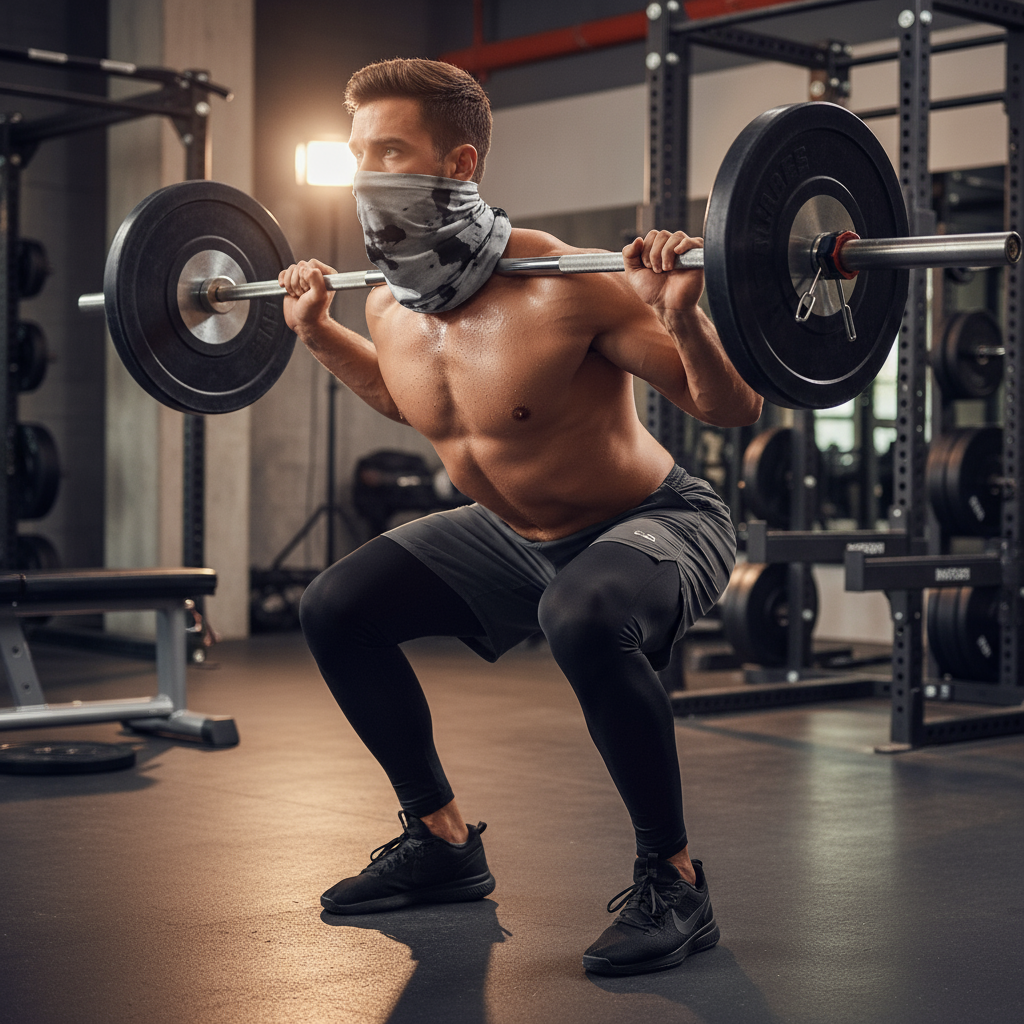 Functional Headgear - Lycra Black & White
