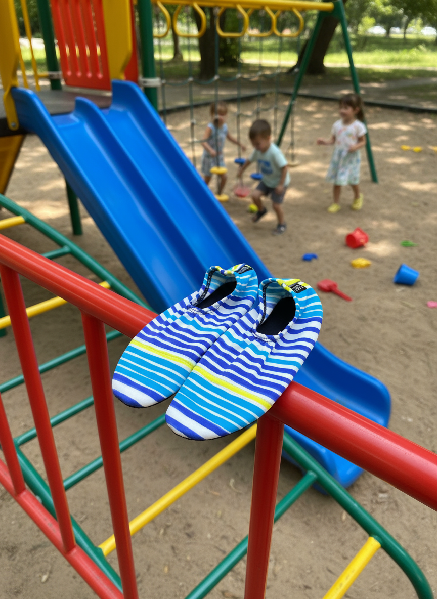 Flexy Slips Lycra Lines Blue