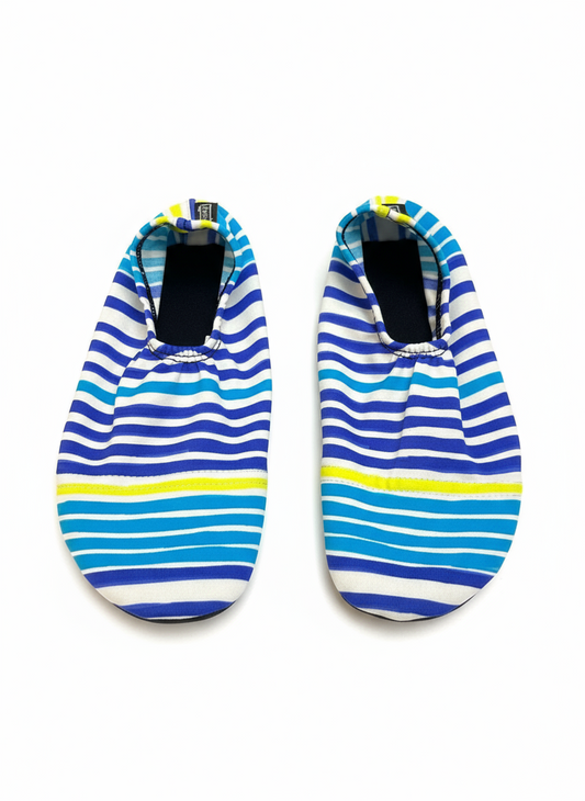 Flexy Slips Lycra Lines Blue