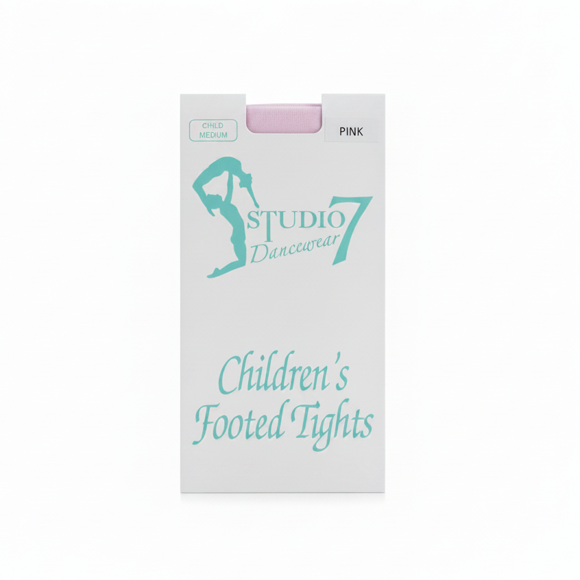 Footed Tights Pink