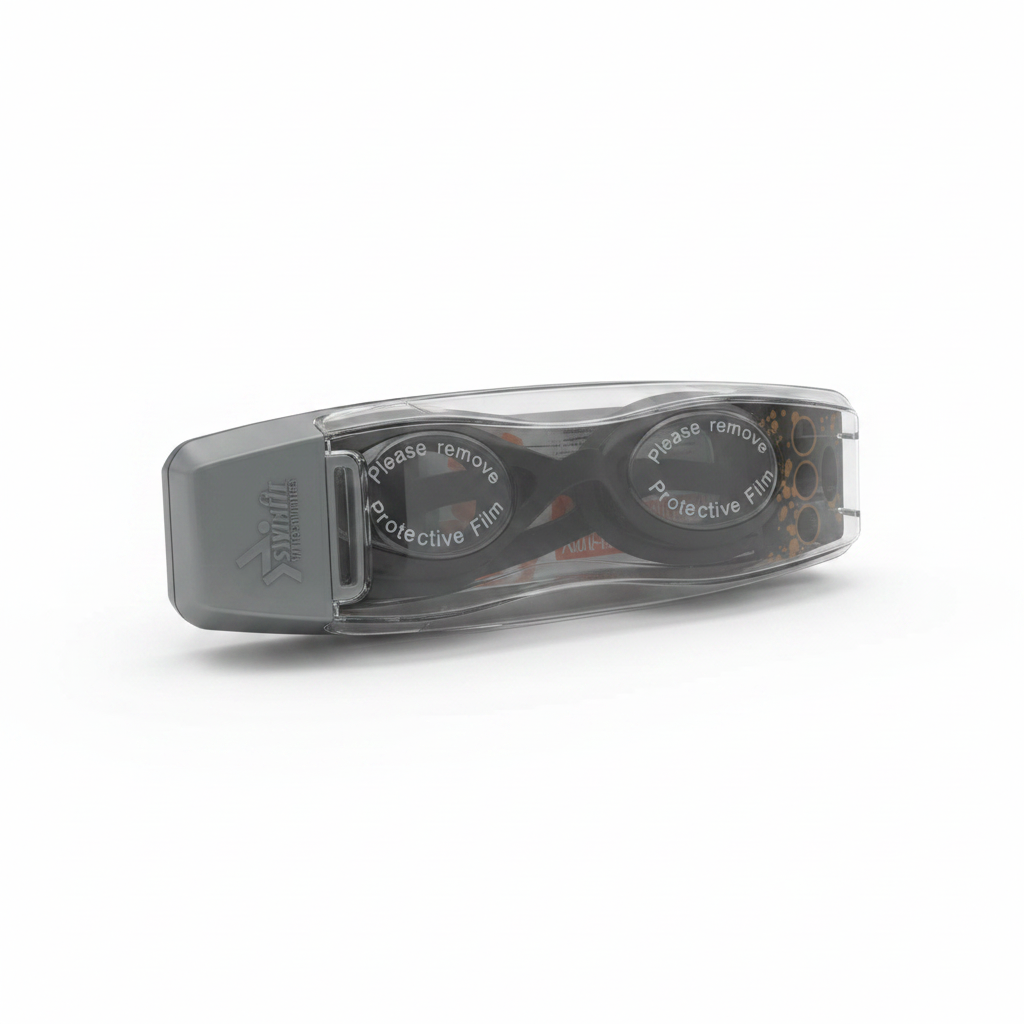 Swim Goggles White Background