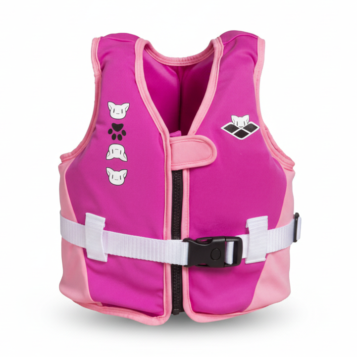 Swim Vest Fuchsia Square