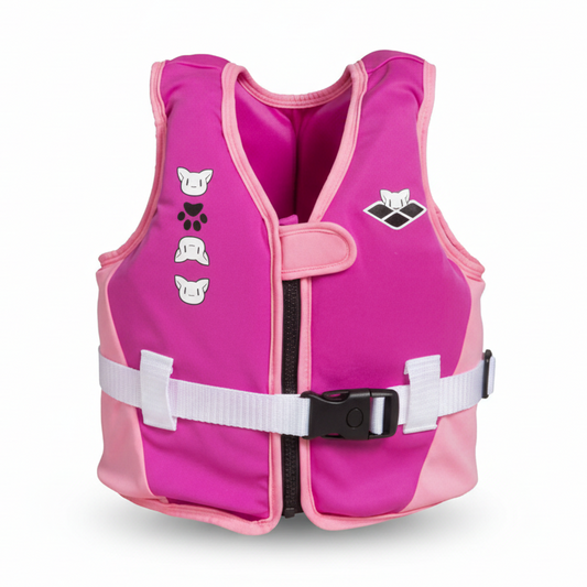 Swim Vest Fuchsia Square