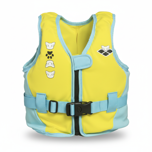 Swim Vest Yellow Square