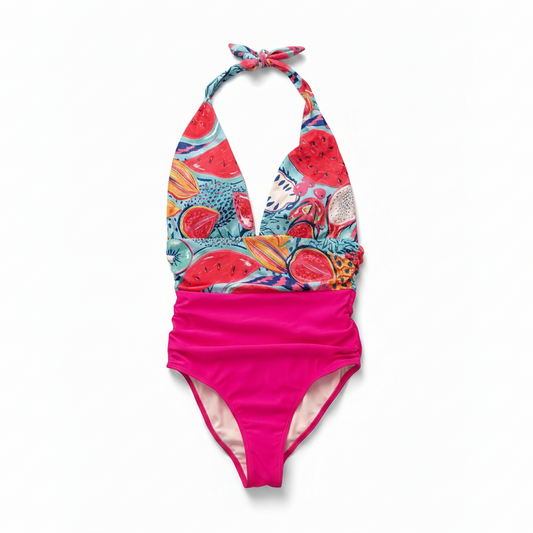 Swimsuit on white background