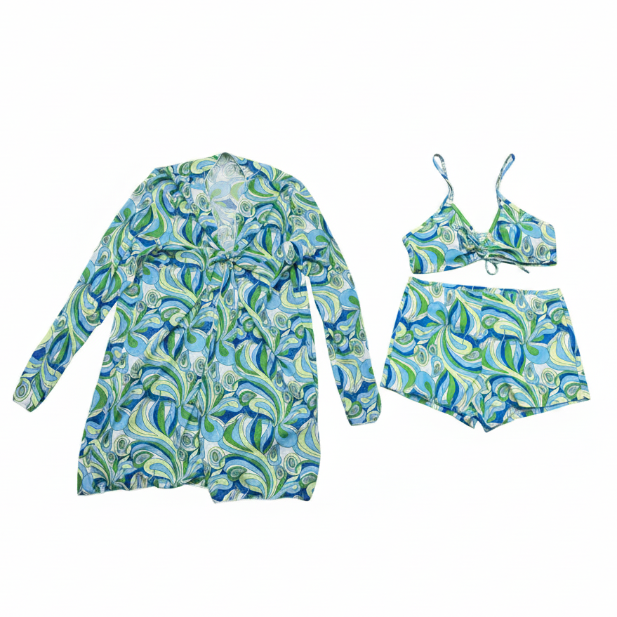 Swimsuit Set White Background