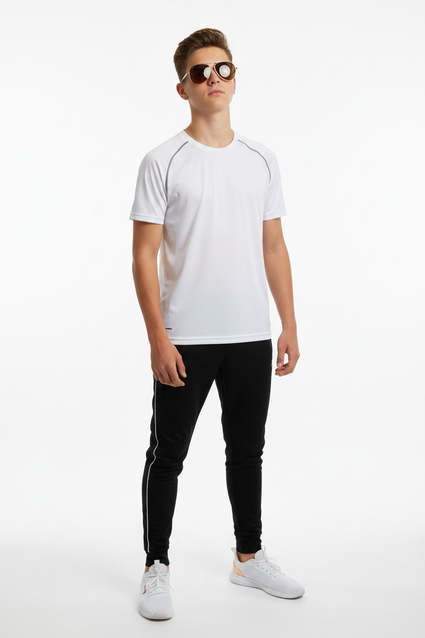 Teen Boy with Aviator Sunglasses