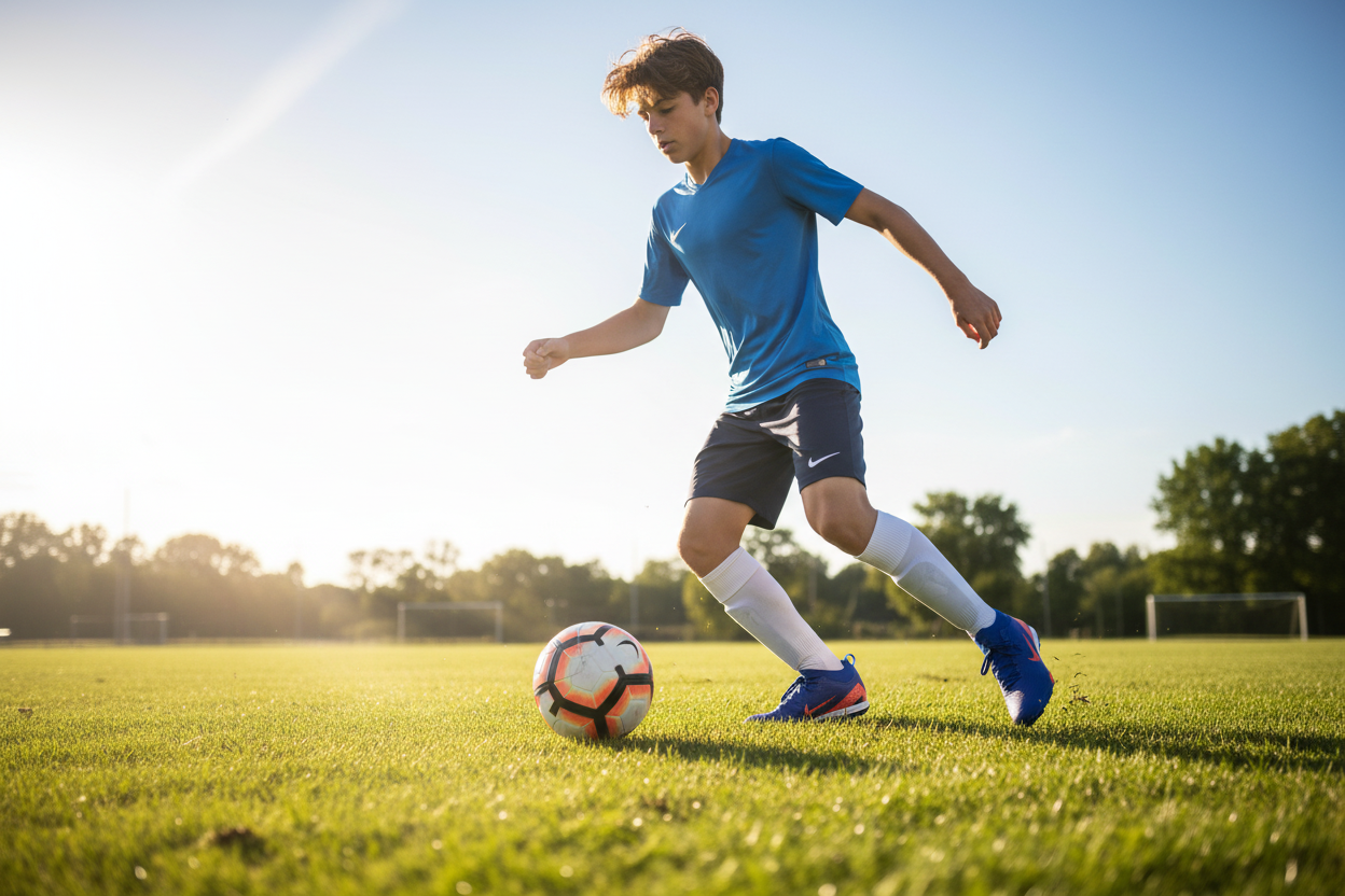 Teenager Football Lifestyle Photo