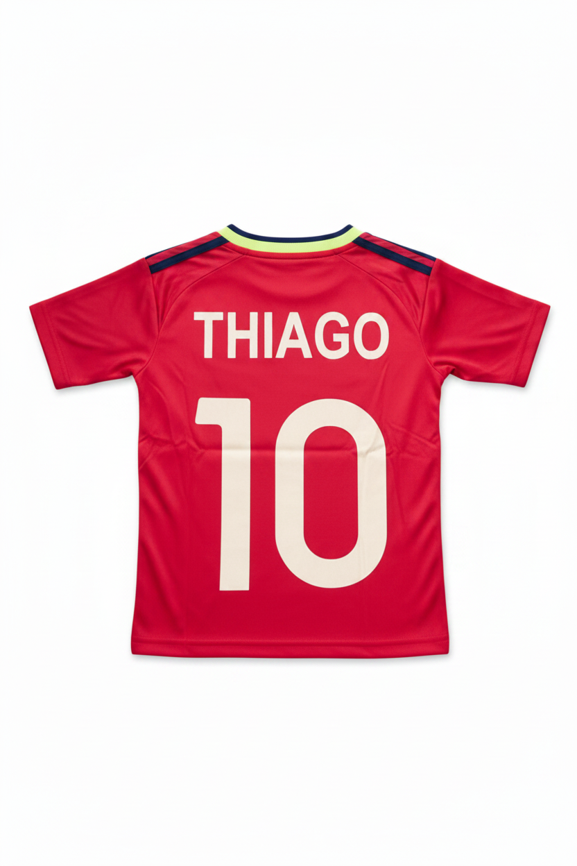 Thiago 10 Jersey - Red