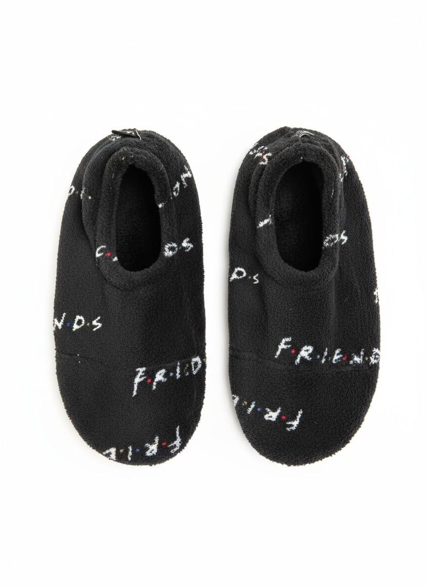 Flexy Slips Furr Friends Black