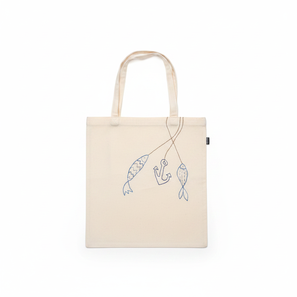 Tote bag white background