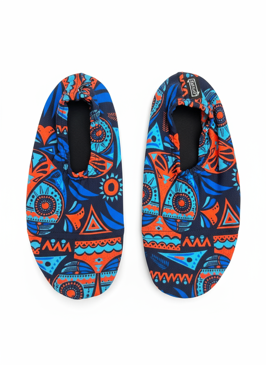 Flexy Slips Lycra Afr/Blu/Org