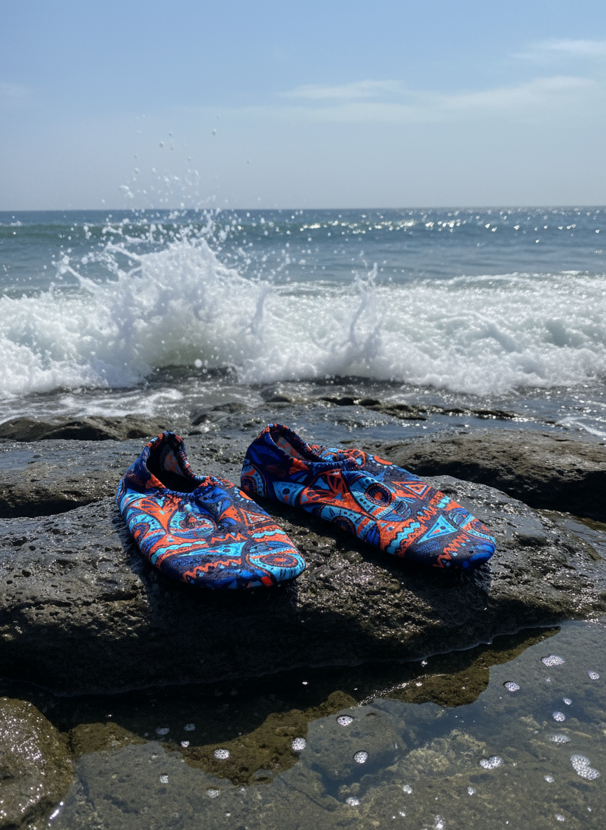 Flexy Slips Lycra Afr/Blu/Org