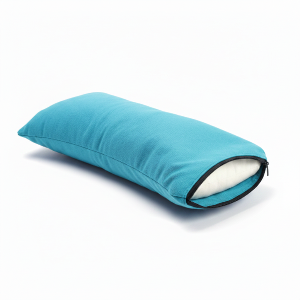 Turquoise Bone-Shaped Neck Support Pillow