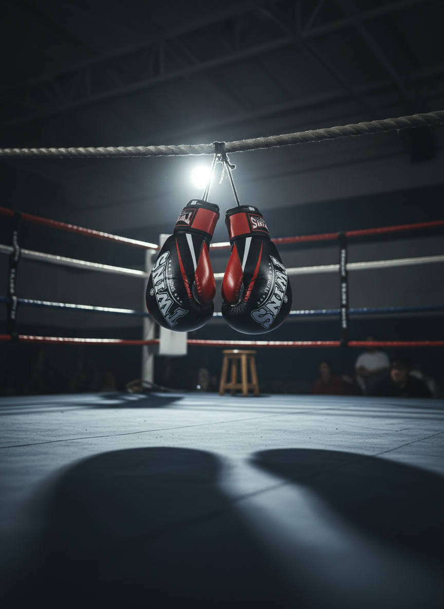 Twins Boxing Gloves color black/red