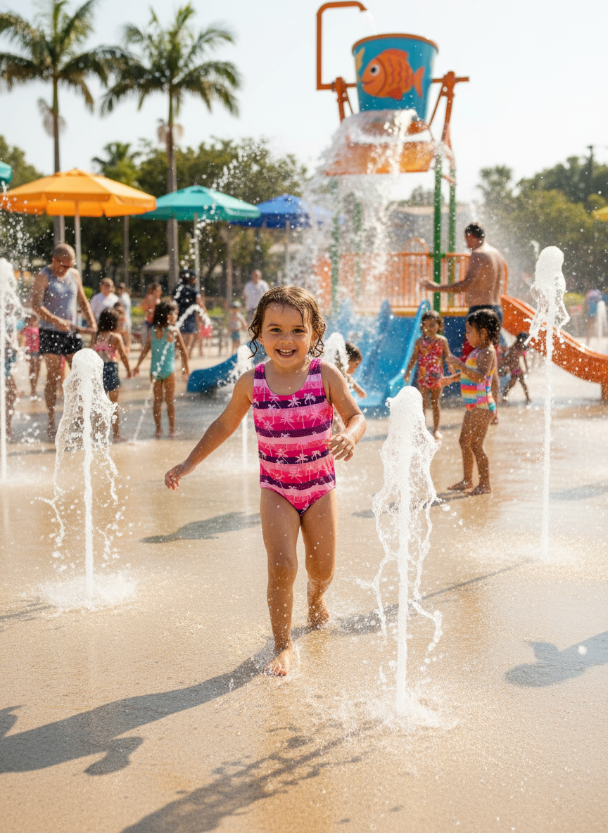 Swimsuit (Maillot) One-Piece - Palm Pink