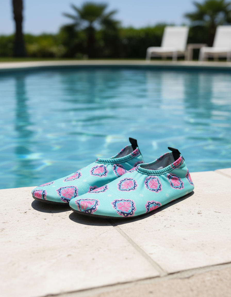 Flexy Slips Lycra Medallion Blue