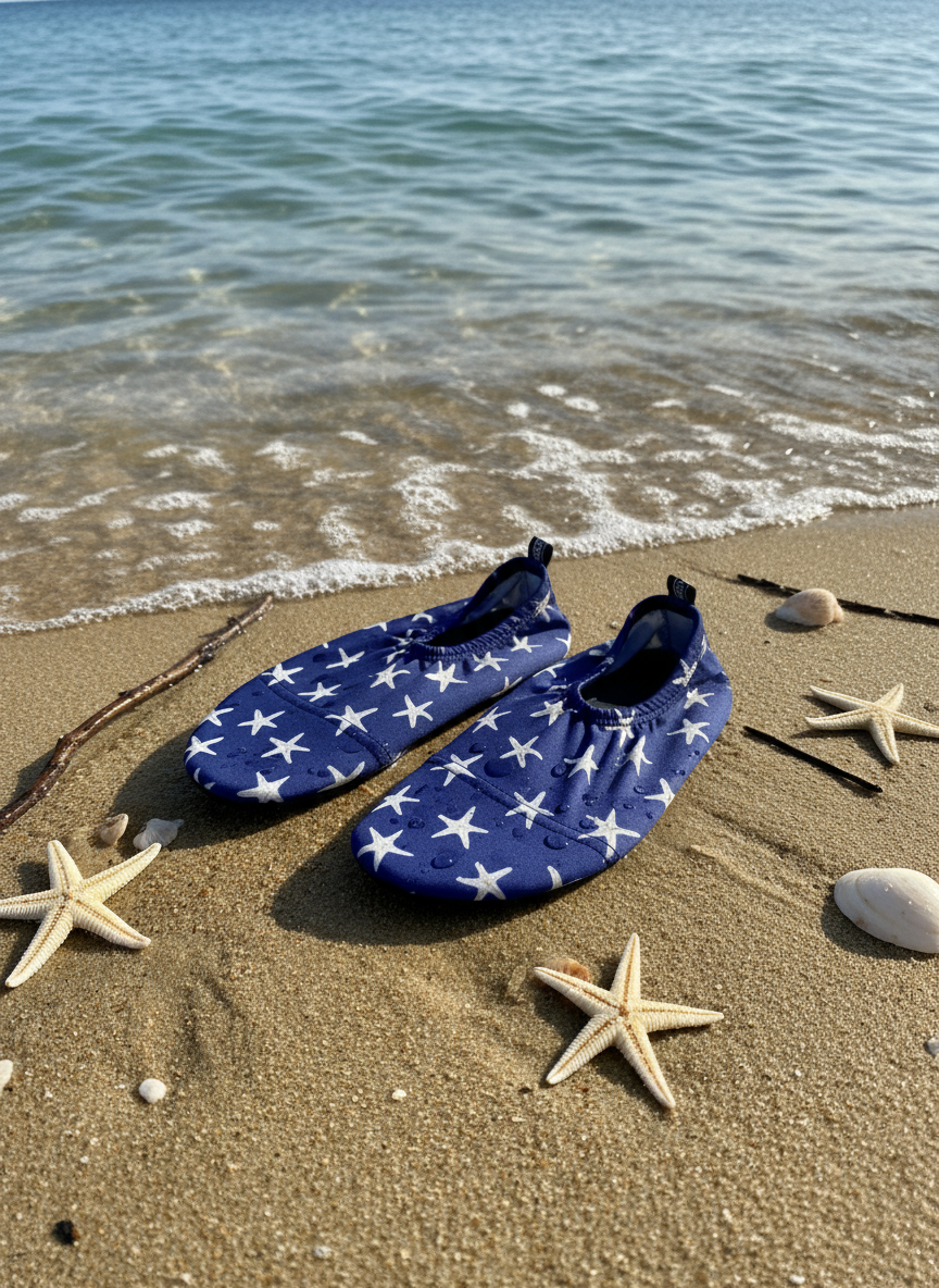 Flexy Slips Lycra Stars Navy