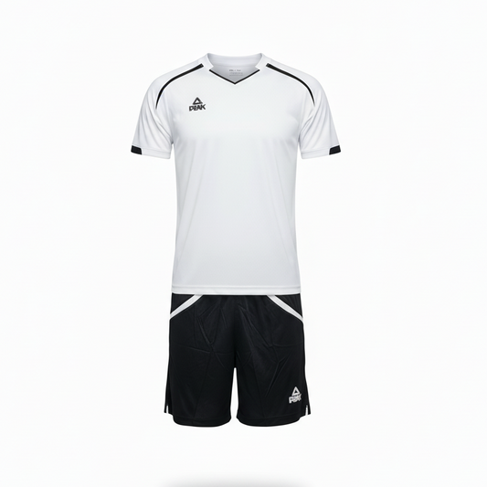 White & Black Peak Uniform - Direct Front View