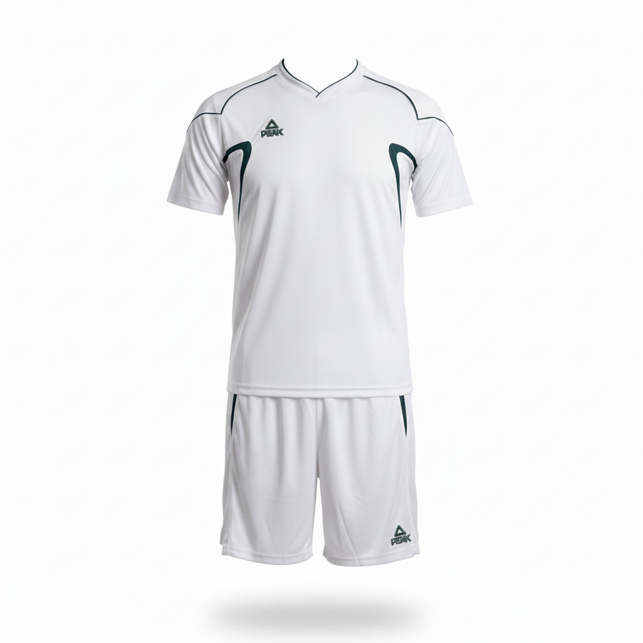 White & Dark Green PEAK Set – Headless Ghost Mannequin