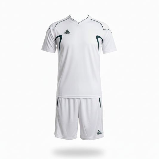 White & Dark Green PEAK Set – Headless Ghost Mannequin