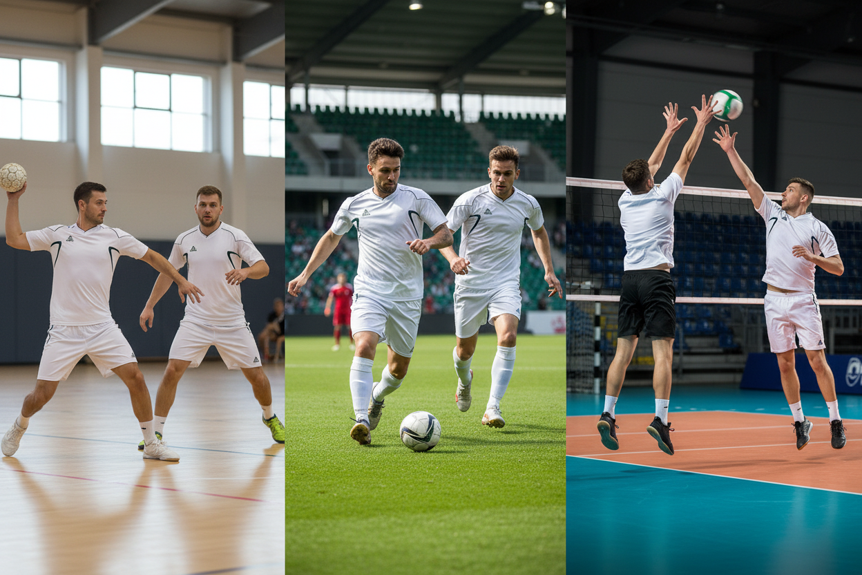 White & Dark Green PEAK Team Uniform – Lifestyle Sports Photo