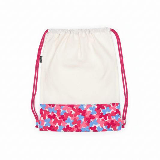 Lace Bag White Butterfly Pink/Blue