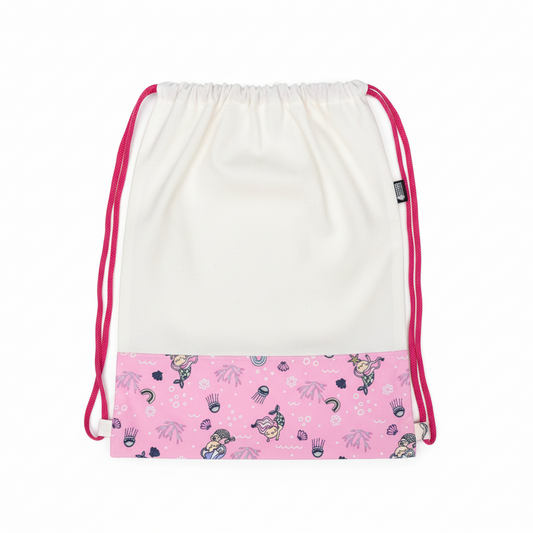 Lace Bag White Pink Mermaid