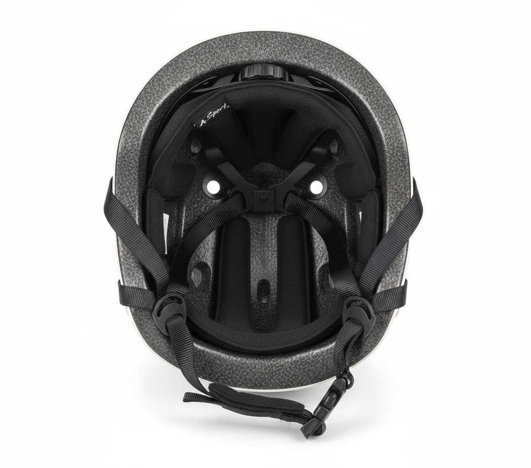 White Helmet Interior View - White Background