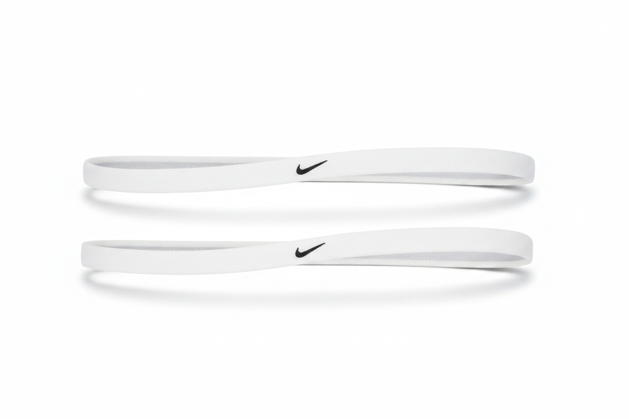 White Nike Headbands