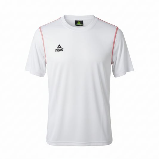 White Peak Athletic T-Shirt White Background Square