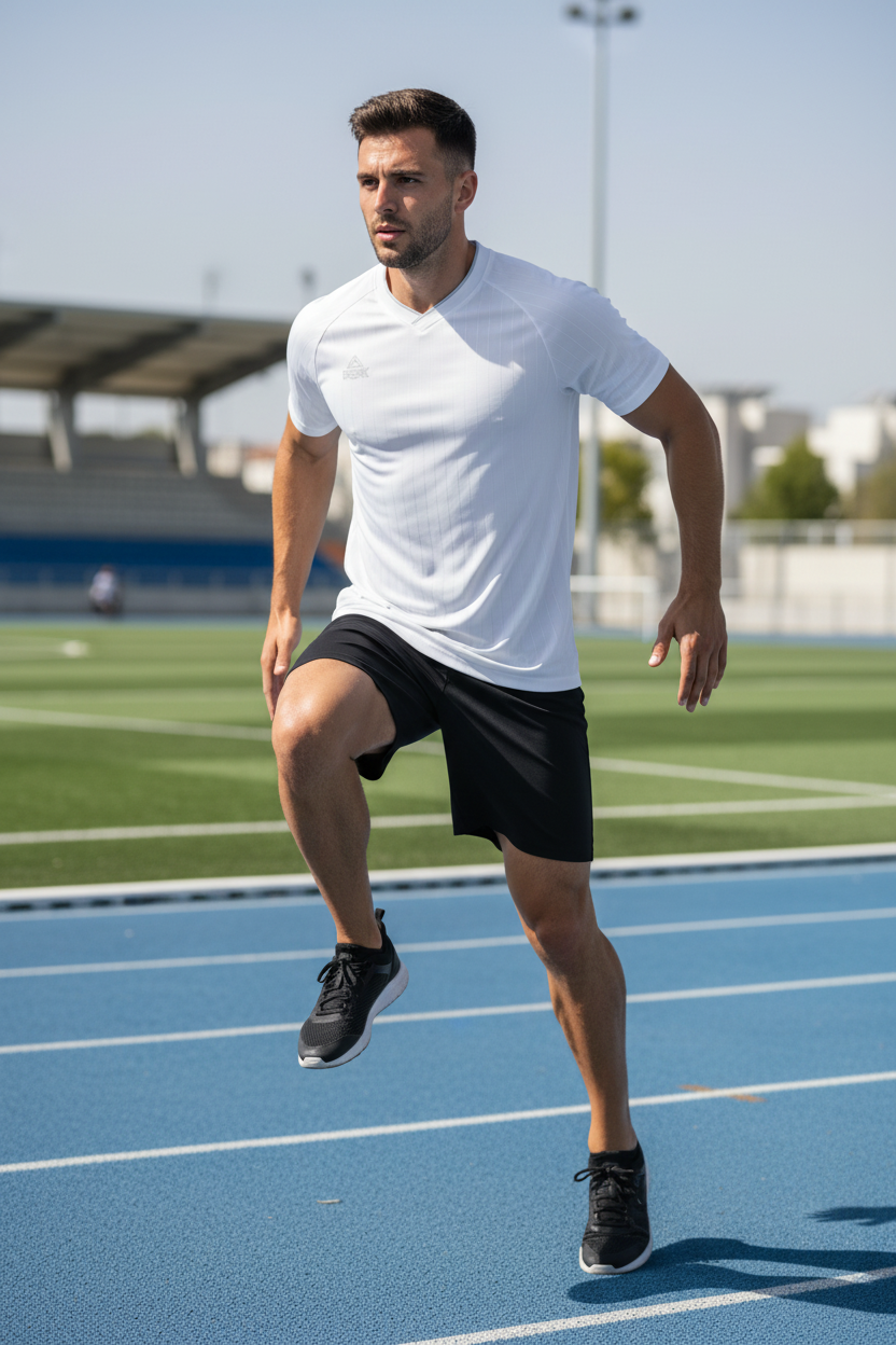 White Peak Jersey - Athletic Man Sport Lifestyle