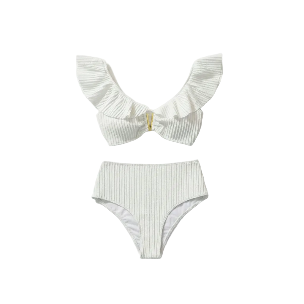 Swimsuit (Maillot) Two-Pieces White