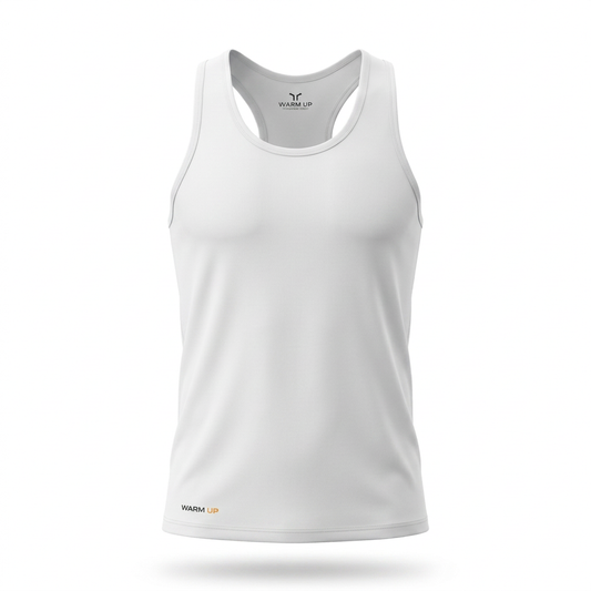 White tank top on a clean white background