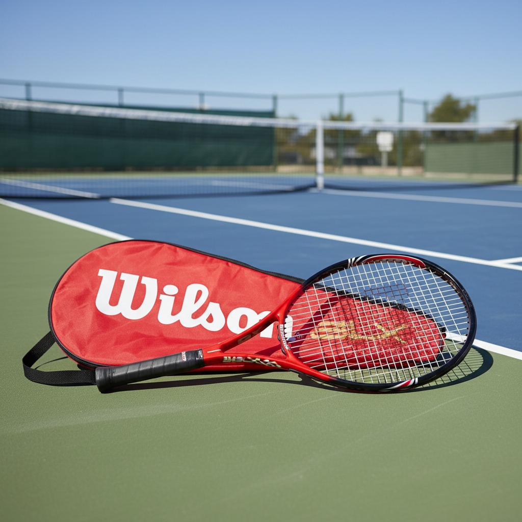 Wilson BLX Tennis Racket Lifestyle Photo