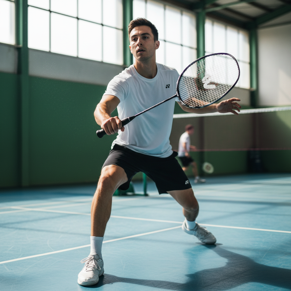 Wish badminton racket lifestyle shot