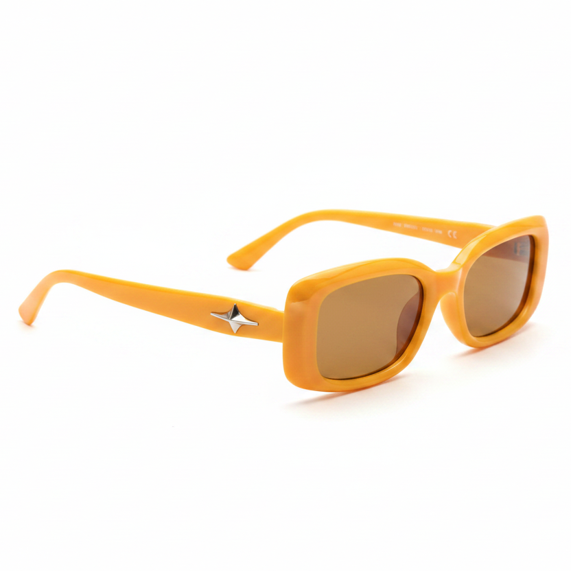 Yellow Sunglasses – White Background