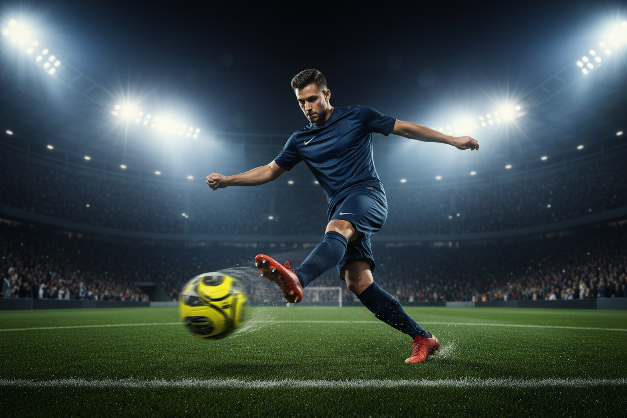 Yellow Trionda FIFA Ball Lifestyle Action Shot