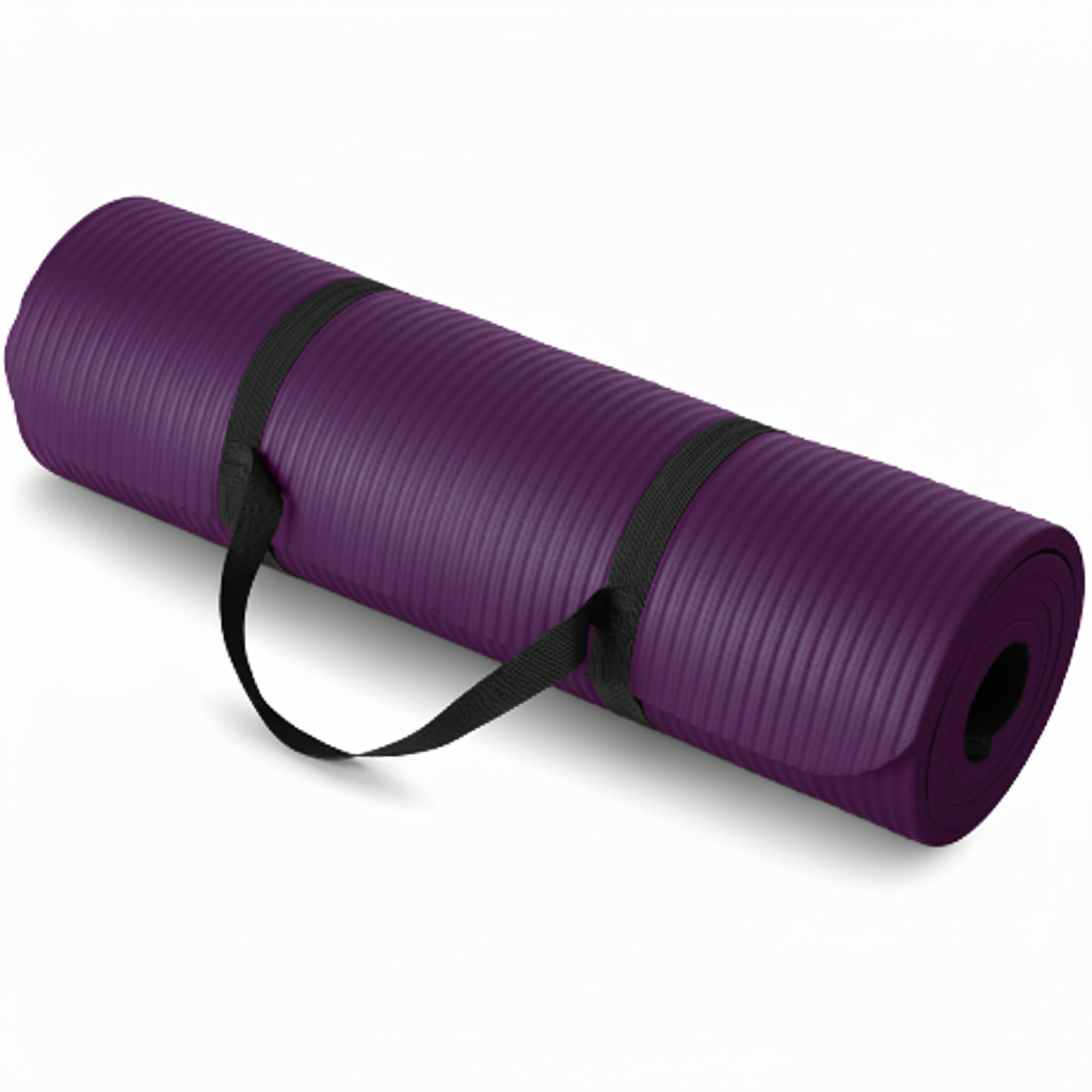 Yoga mat purple color
