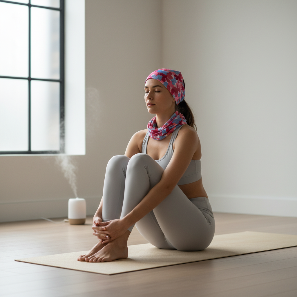 Functional Headgear - Lycra Butterflies Pink