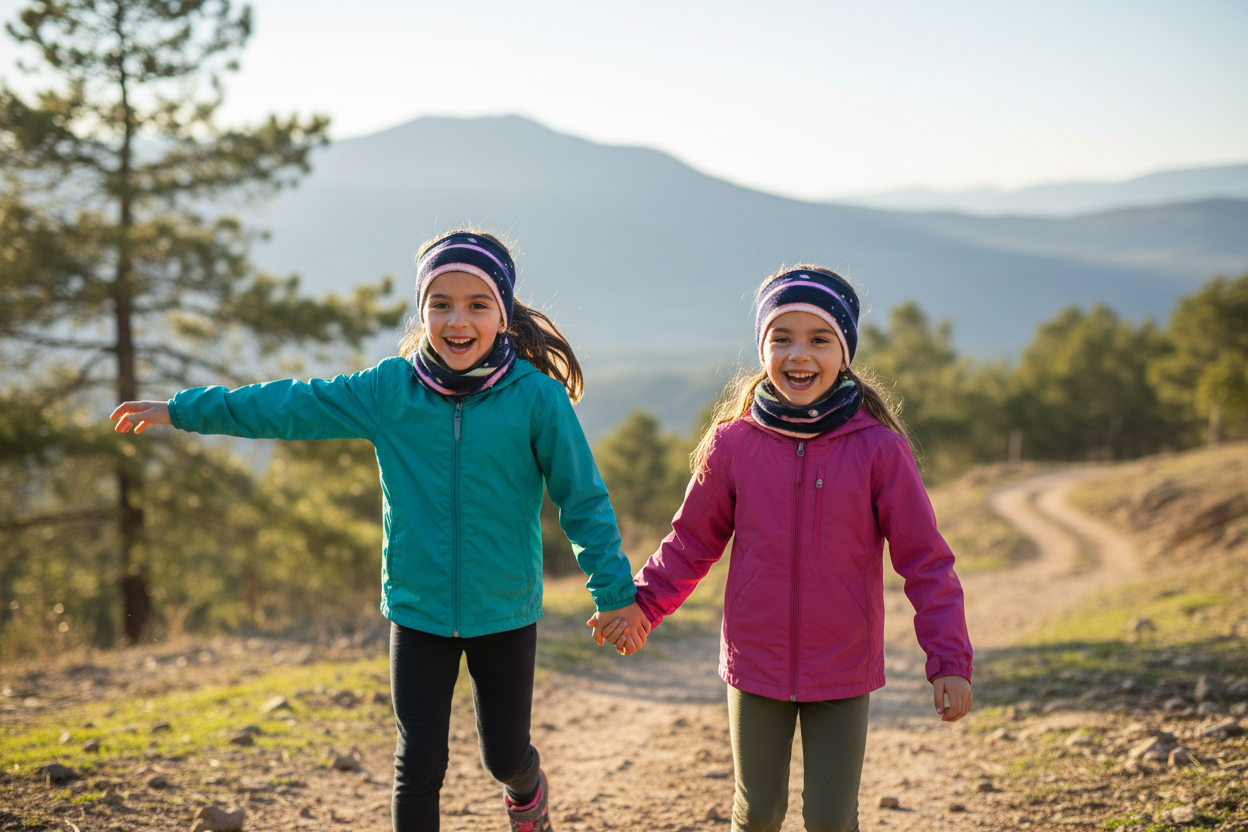 Young Girls Wearing Space Headgear - Lifestyle Photo